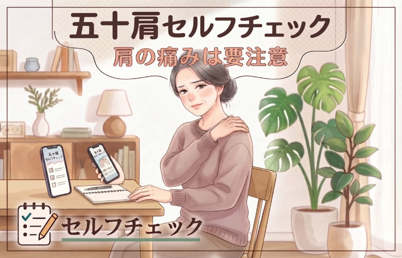 五十肩(肩関節周囲炎)セルフチェック