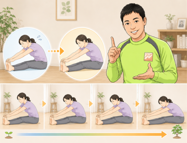 ストレッチは時間がかかる