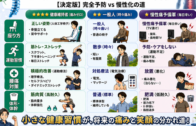 完全予防VS慢性化の道