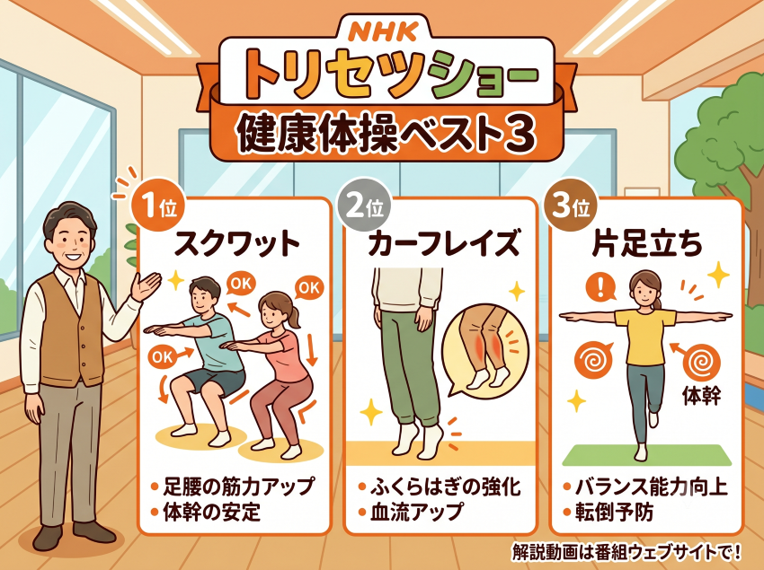 NHKトリセツショー 健康体操ベスト3　