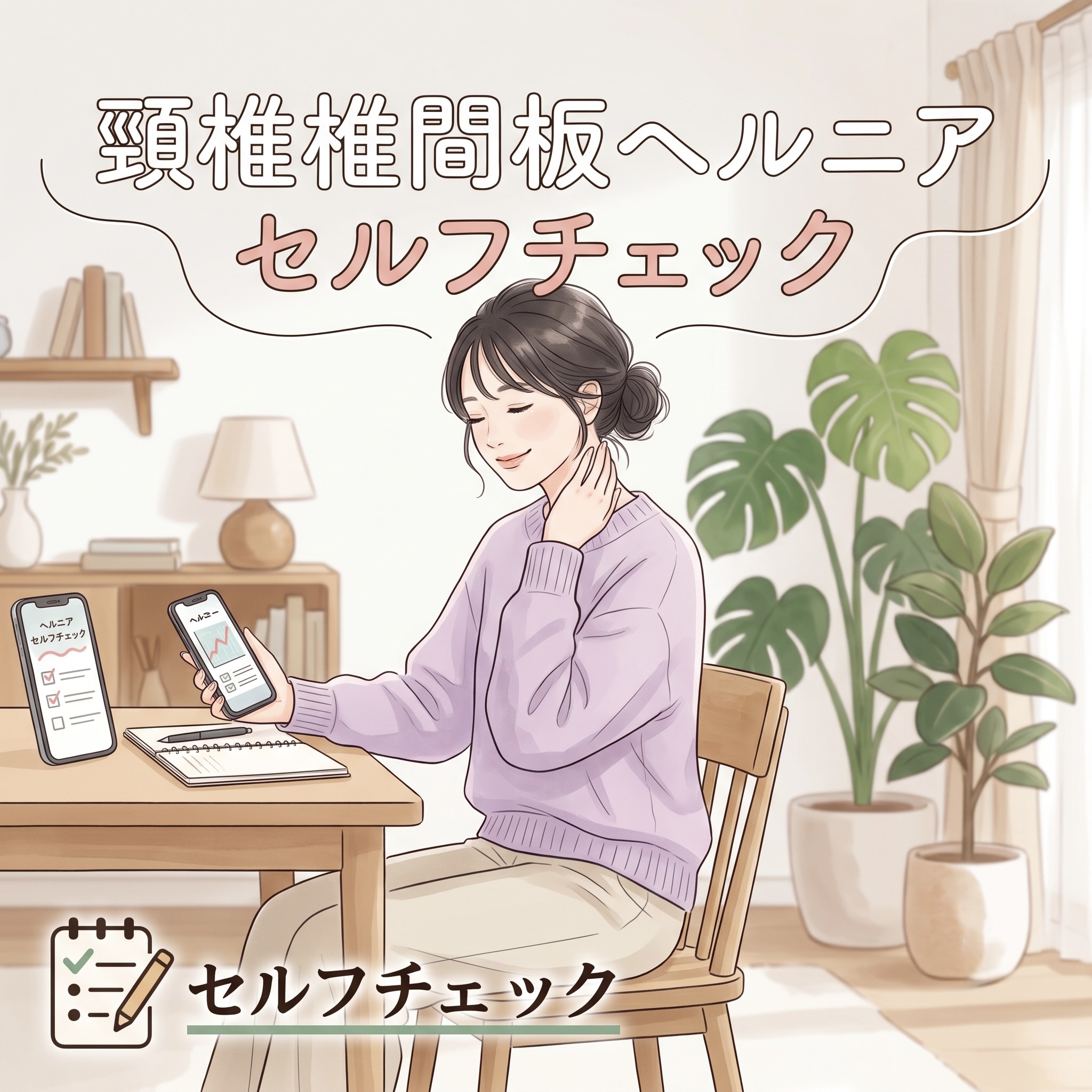 頚椎椎間板ヘルニアセルフチェック