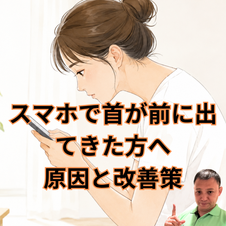 スマホ首が気になる方へ｜原因と改善策の画像