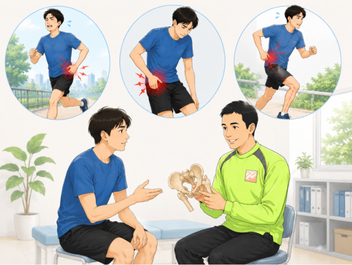 相談している男性