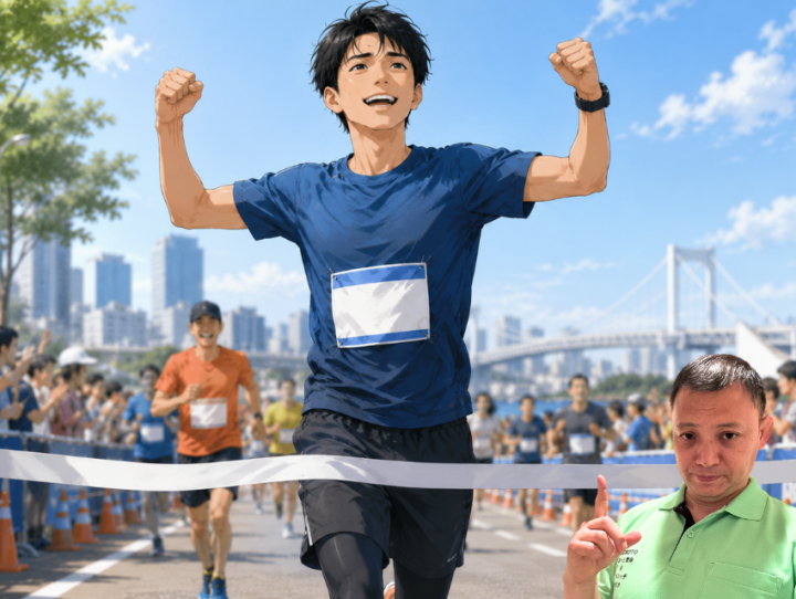 完走した男性