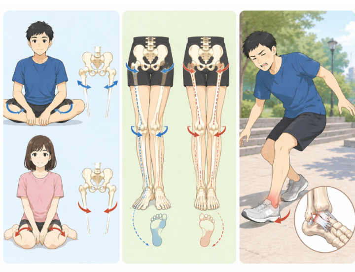 あぐらをかいている男性