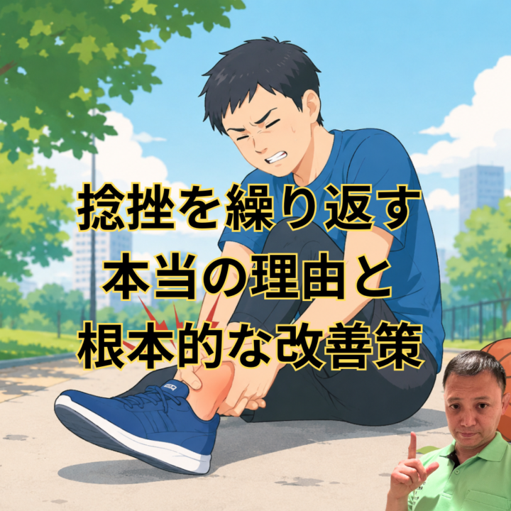 捻挫を繰り返す本当の理由と根本的な改善策の画像