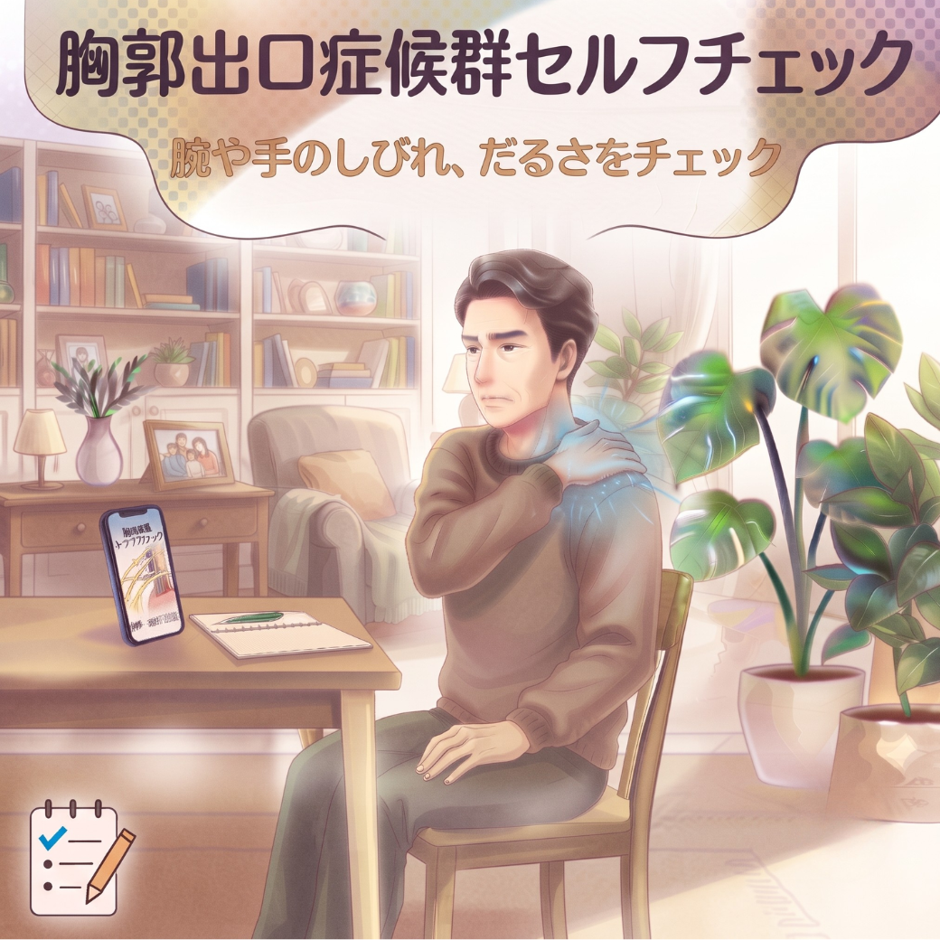 胸郭出口症候群セルフチェック