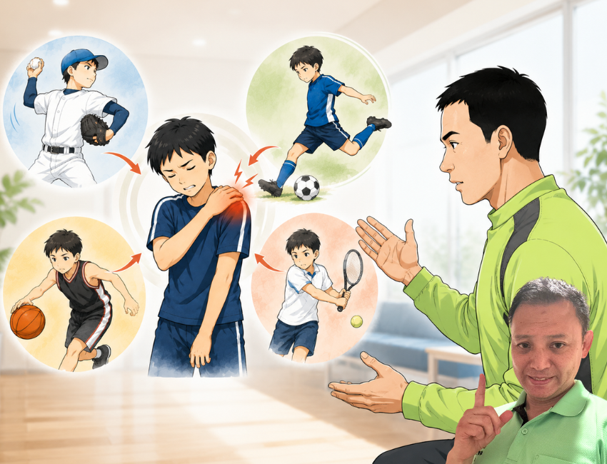 野球をしている男性
