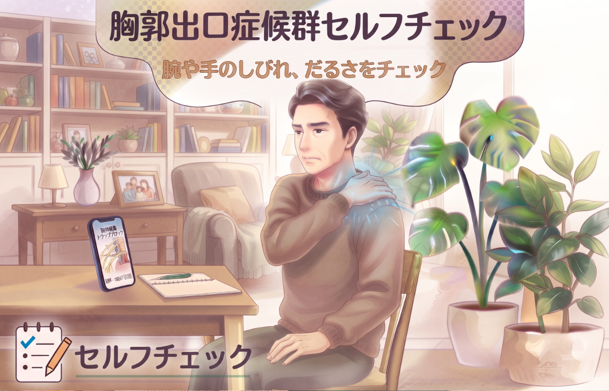 胸郭出口症候群セルフチェック