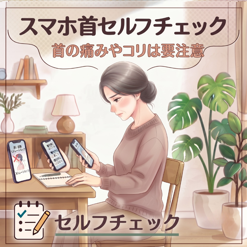 スマホ首セルフチェック