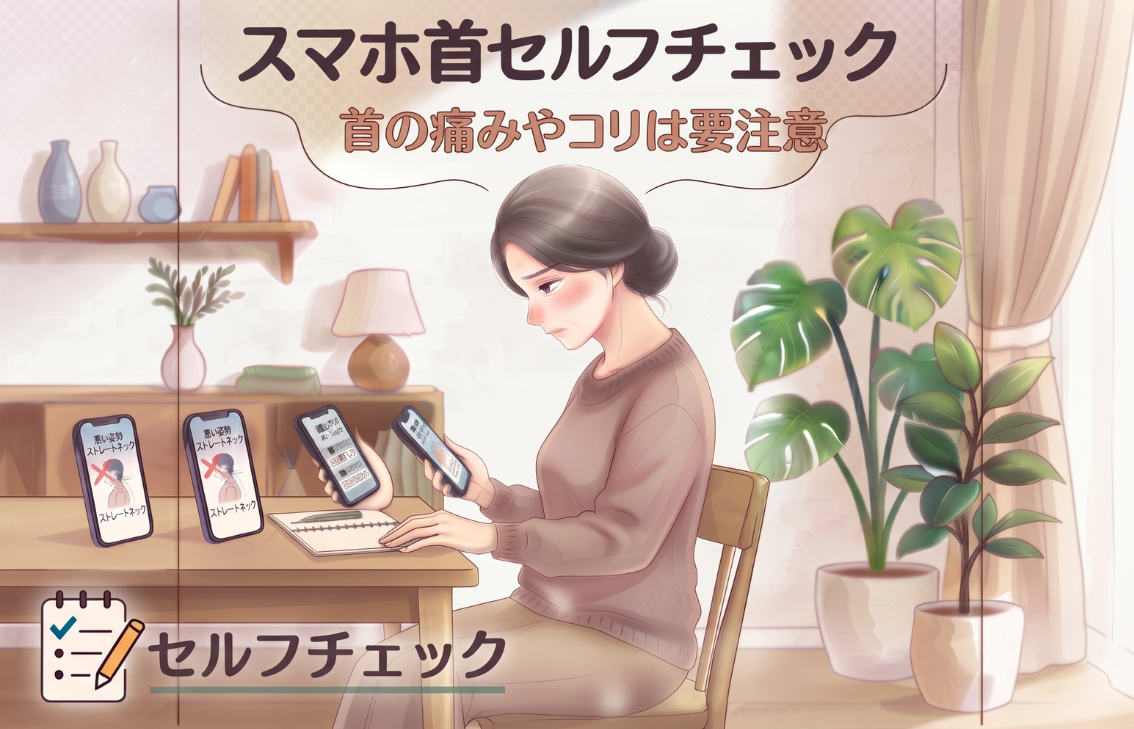 スマホ首セルフチェック