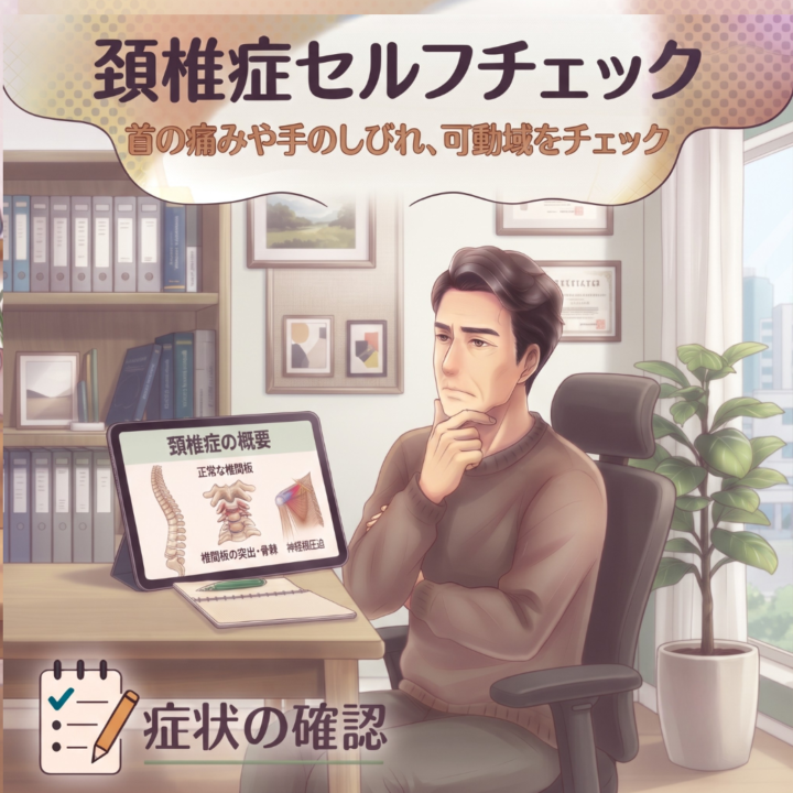 頚椎症セルフチェックの画像