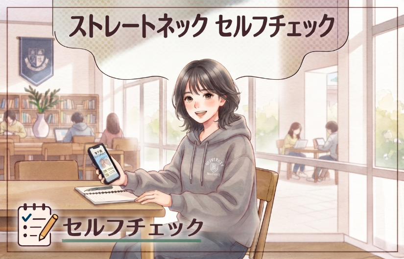 ストレートネックのセルフチェック