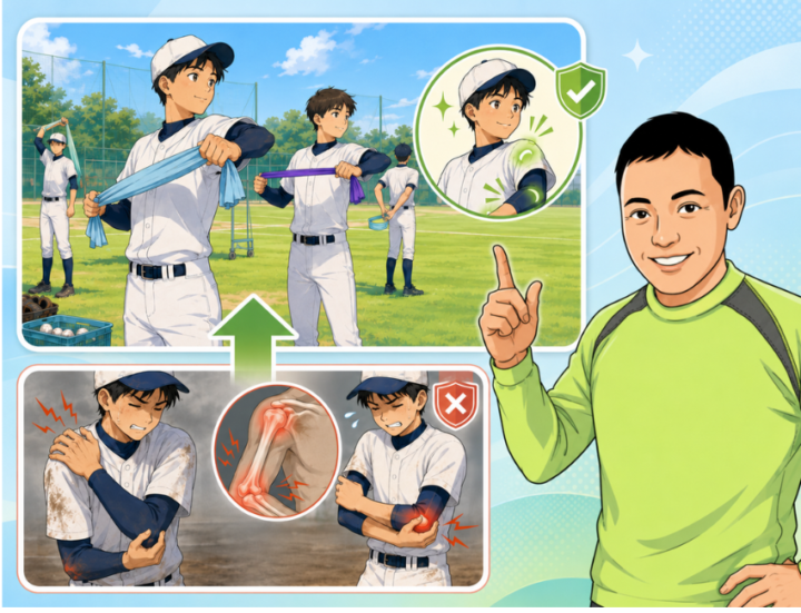 トレーニングしている男性