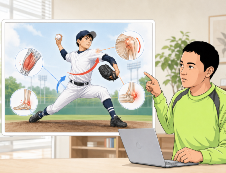 説明をしている男性