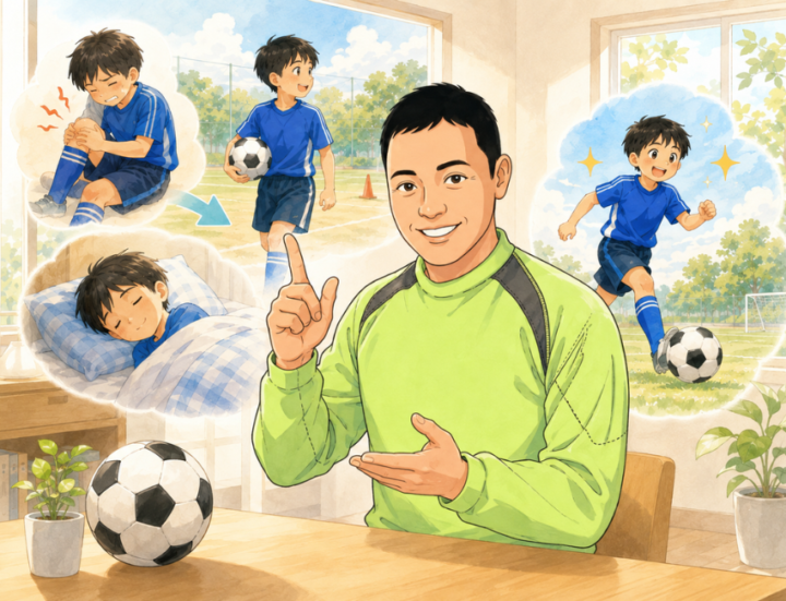 寝ている男性