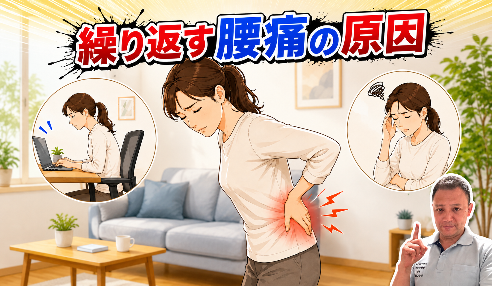繰り返す腰痛の原因