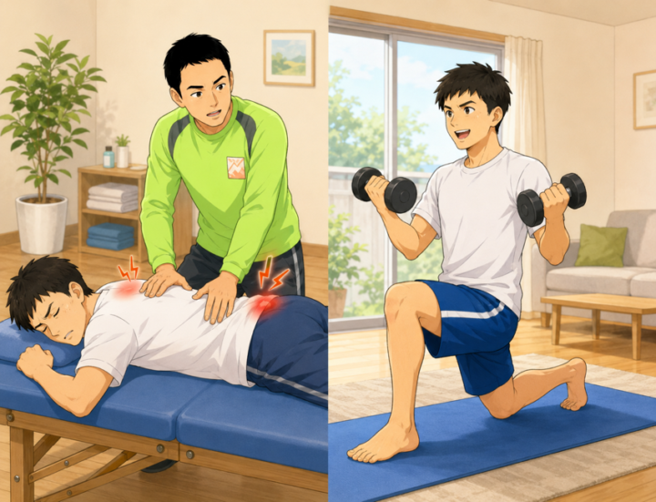 整体と自宅トレーニング
