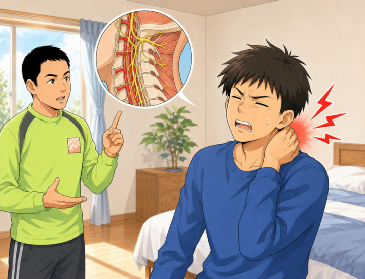 首周辺の神経と血管