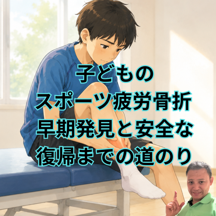 子どものスポーツ疲労骨折 早期発見と安全な復帰までの道のりの画像