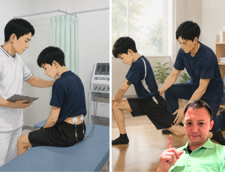 指導を受けている子供