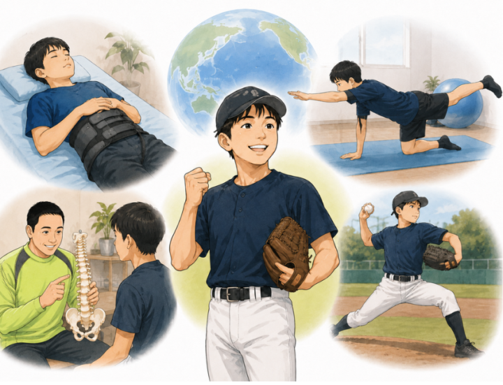 説明を聞いている男性