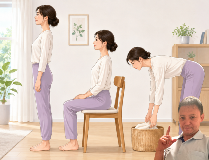 座っている女性