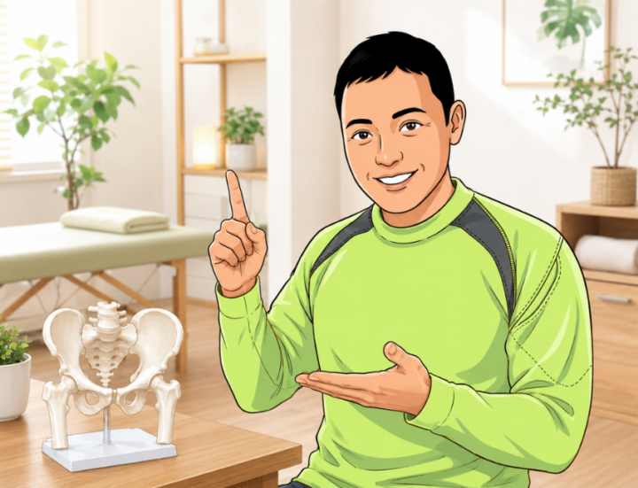 説明をしている男性