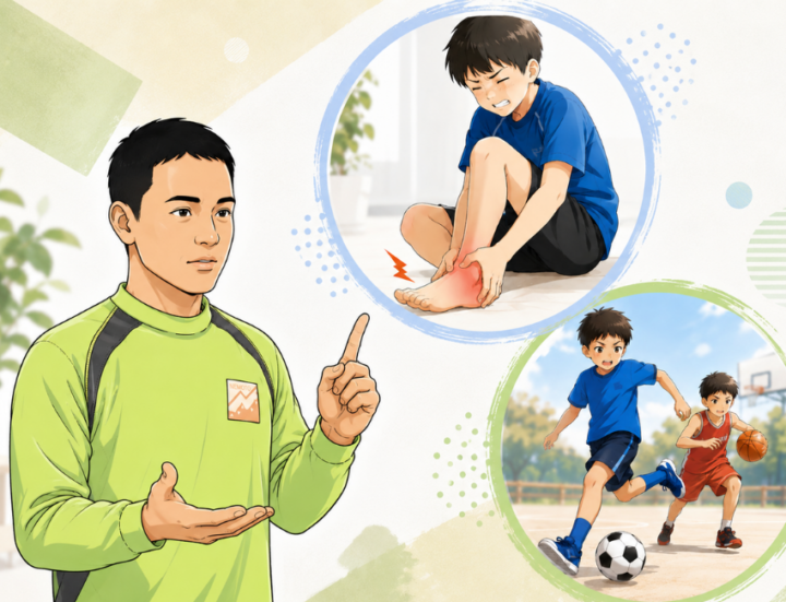 しゃがんでいる男性