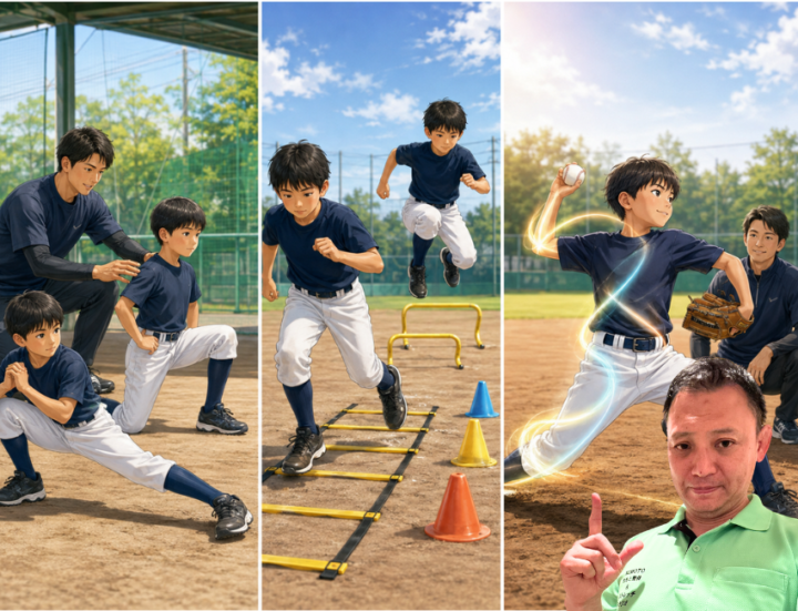 トレーニングをしている男性