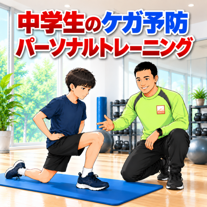 奥長　中学生のケガ予防｜パーソナルトレーニングの画像