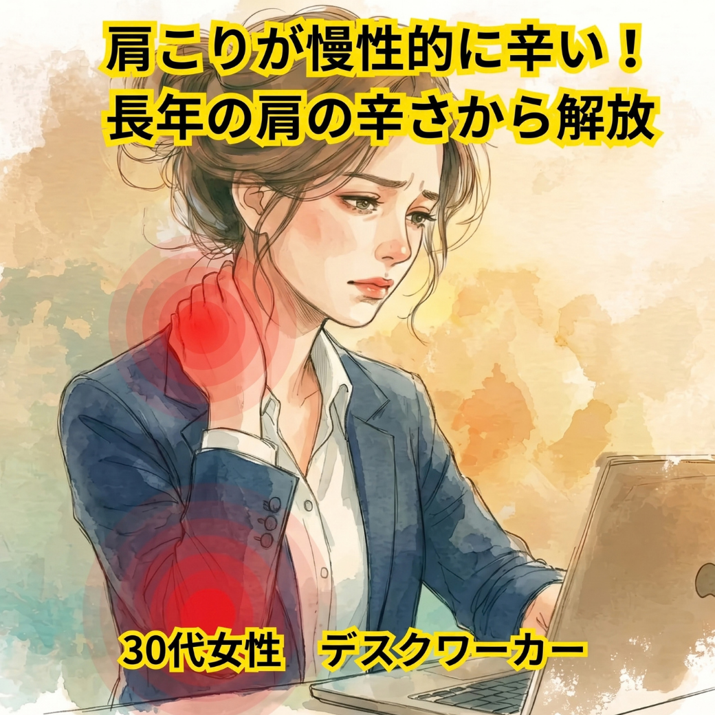 慢性的な肩こりの症例