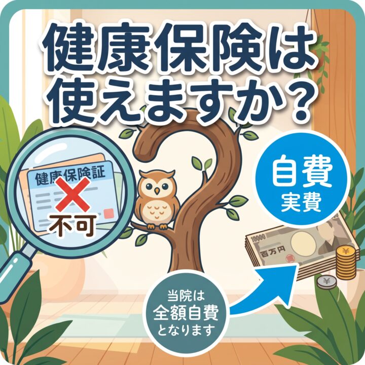 健康保険は使えますか？の画像