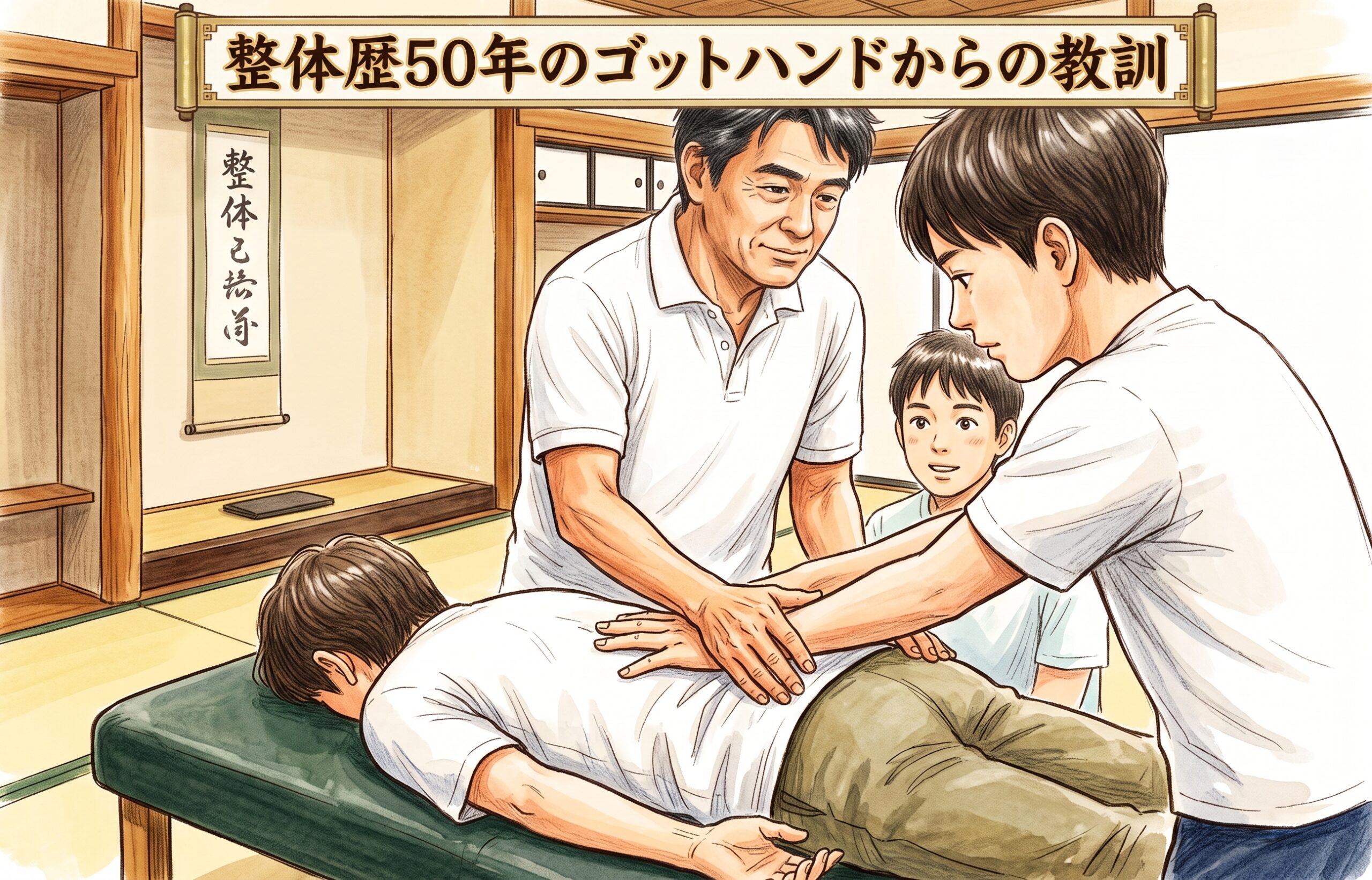 整体歴50年のゴットハンドからの教訓