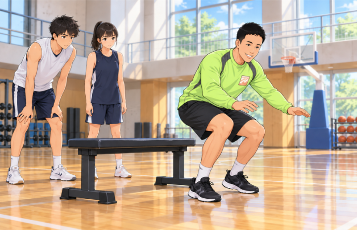 見本を見せている男性