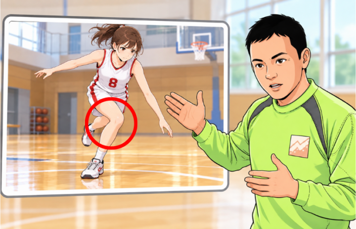 切り返しをしている女性