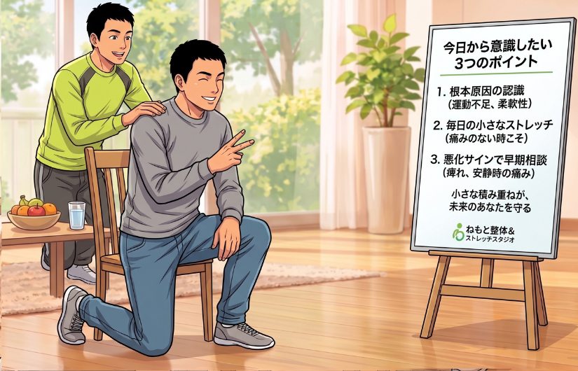今日から意識したいポイント