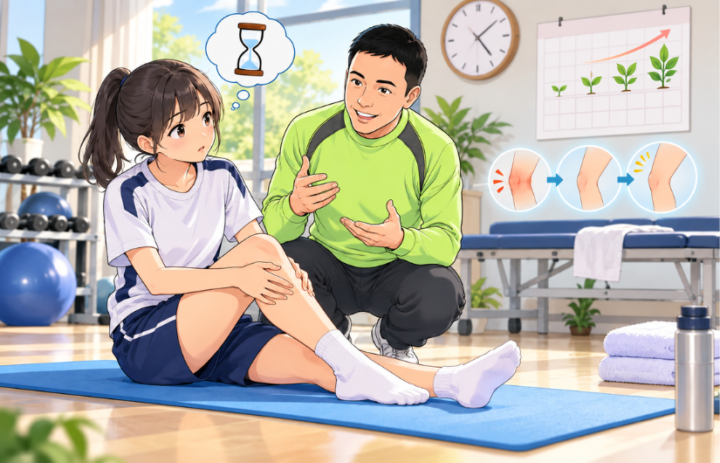 話している男性