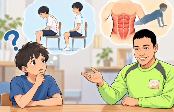 話を聞いている男性