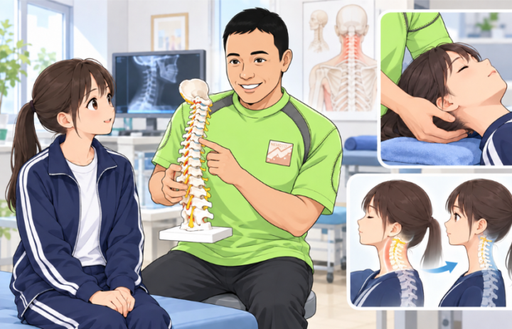 説明をしている男性