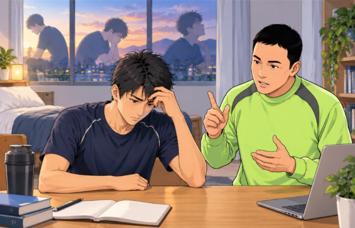 考えている男性