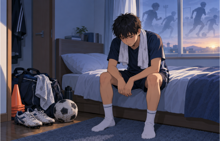 座っている男性