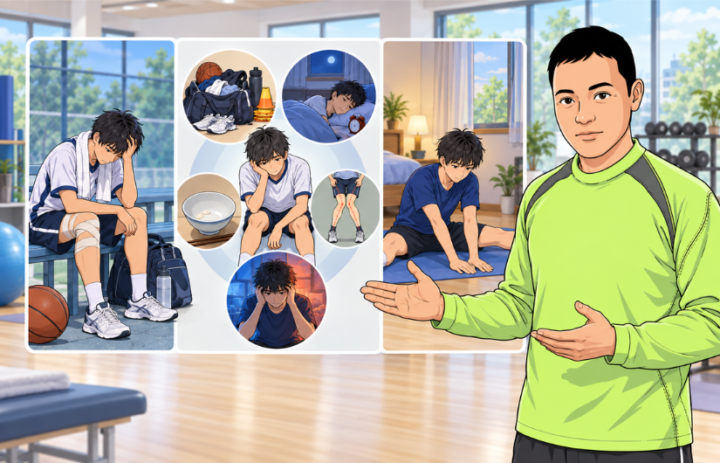 説明をしている男性