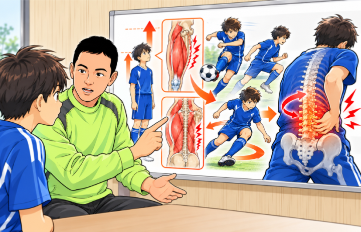 説明をしている男性