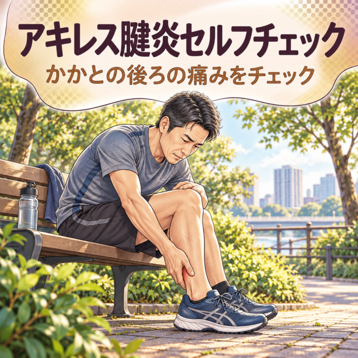 アキレス腱炎セルフチェック｜ねもと整体の画像