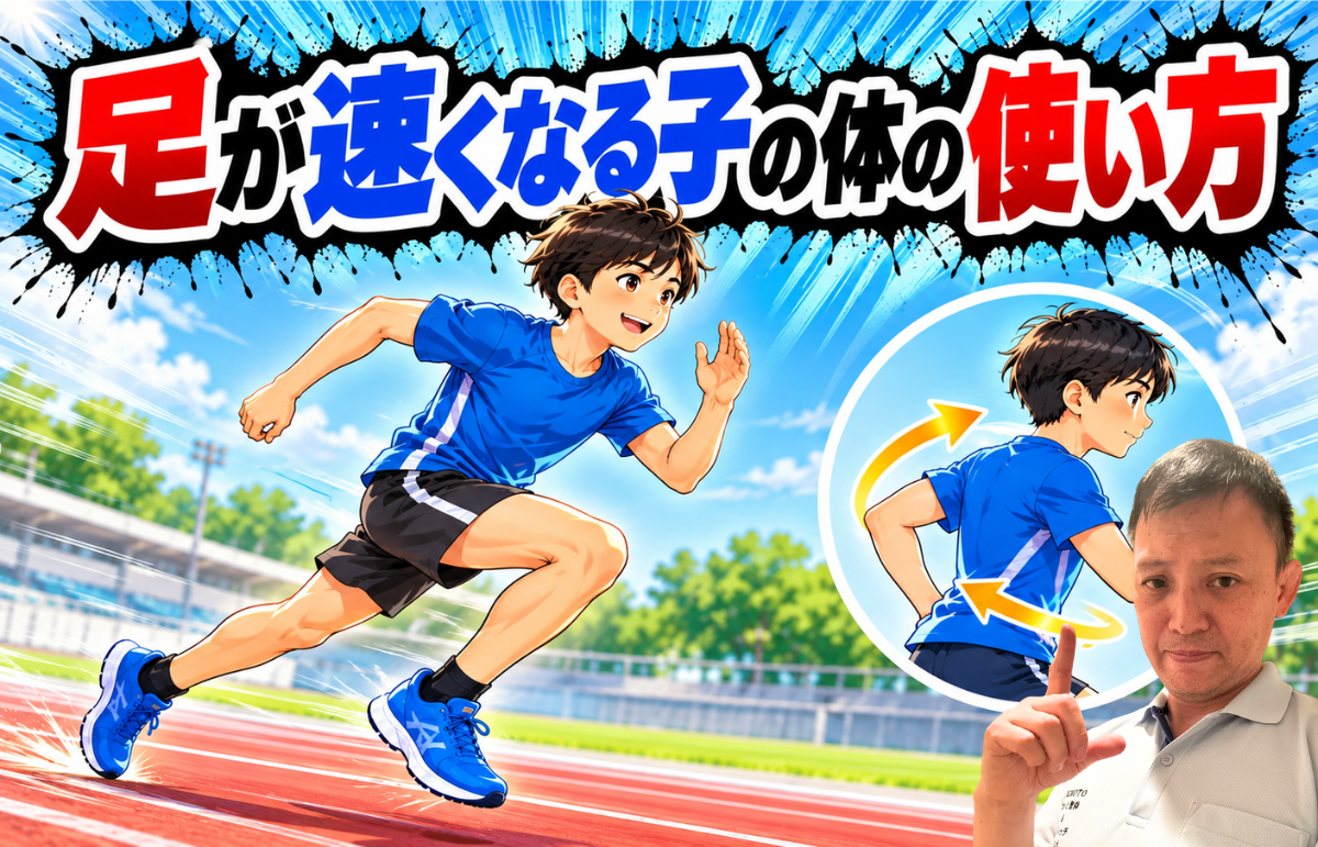 足が速くなる子の体の使い方