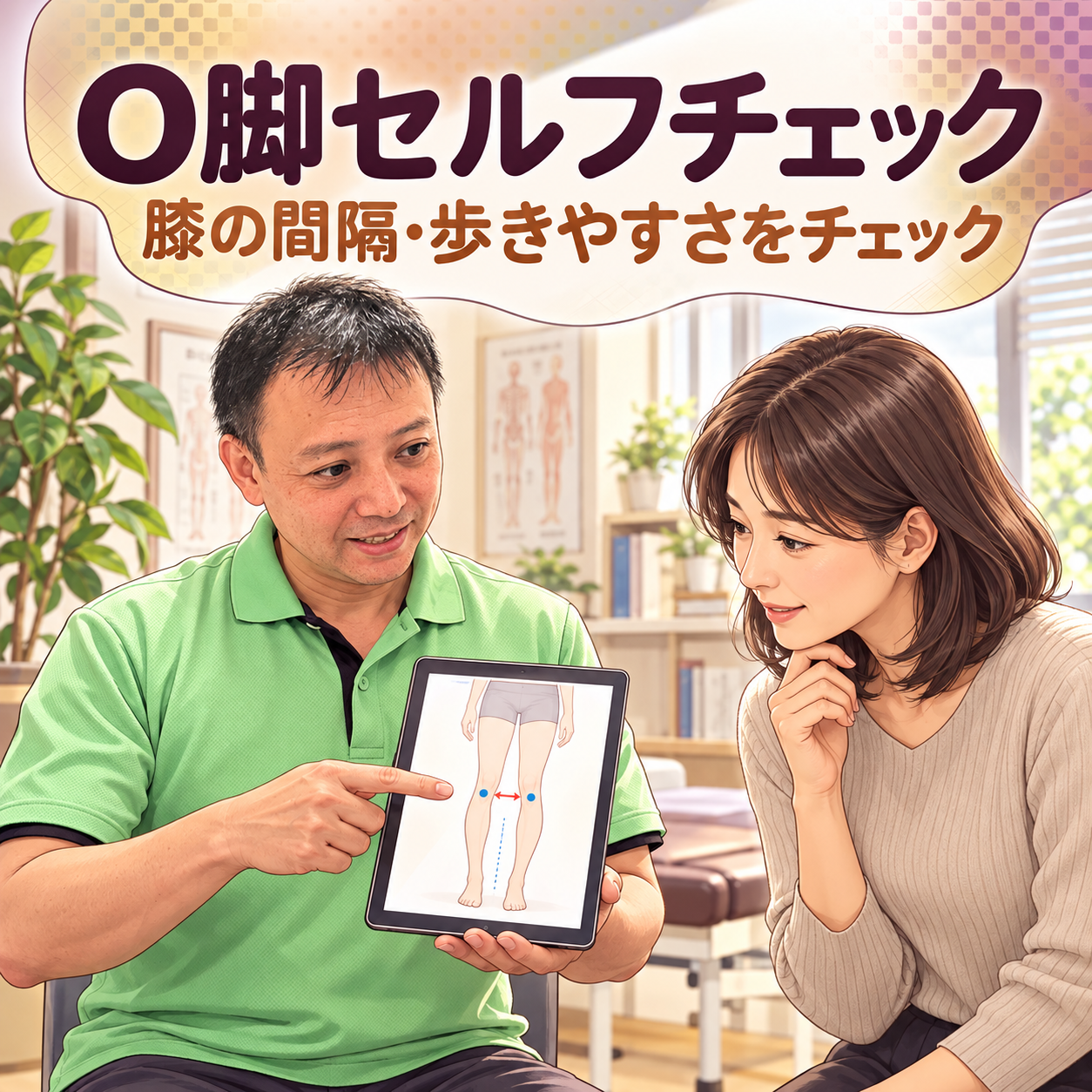 O脚セルフチェック