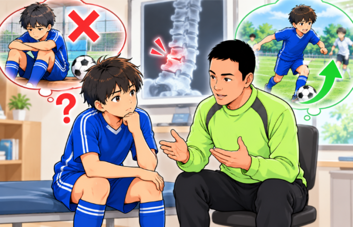 話をしている男性