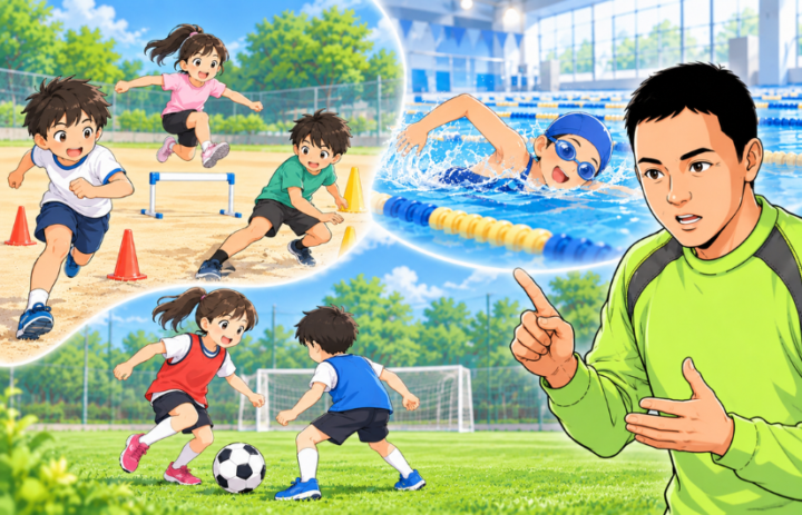 サッカーをしている女性