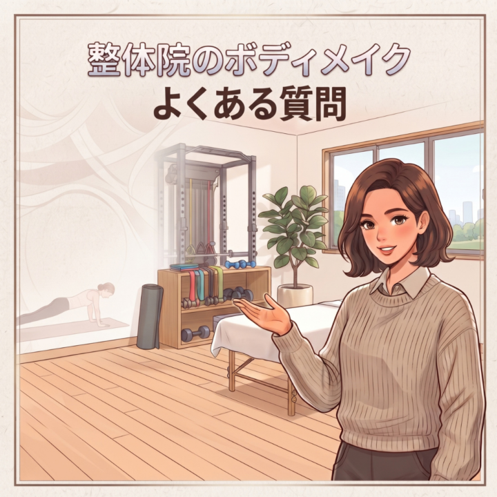 整体院のボディーメイク　よくある質問　の画像